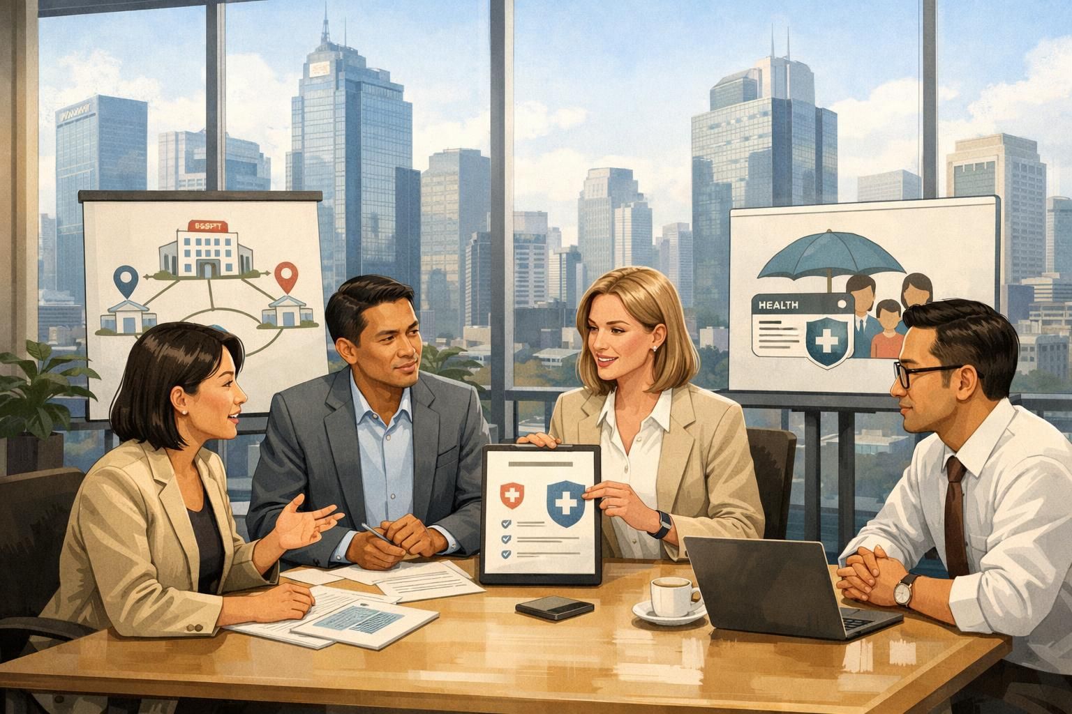 temukan asuransi kesehatan terbaik di jakarta pusat yang dirancang khusus untuk perusahaan multinasional, memberikan perlindungan komprehensif bagi karyawan anda.