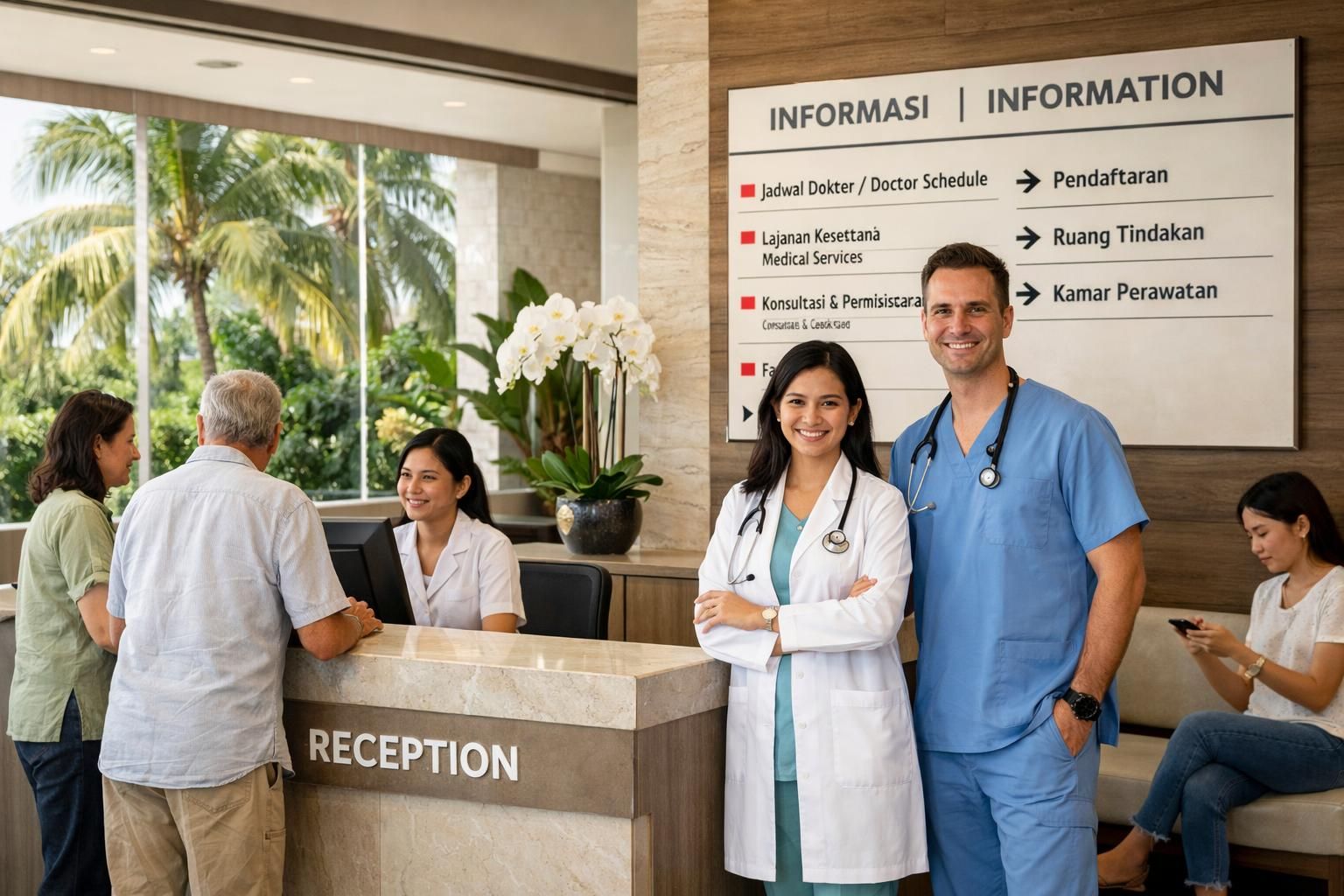 klinik swasta di uluwatu bali yang menyediakan layanan kesehatan berkualitas untuk ekspatriat dengan pelayanan profesional dan fasilitas modern.