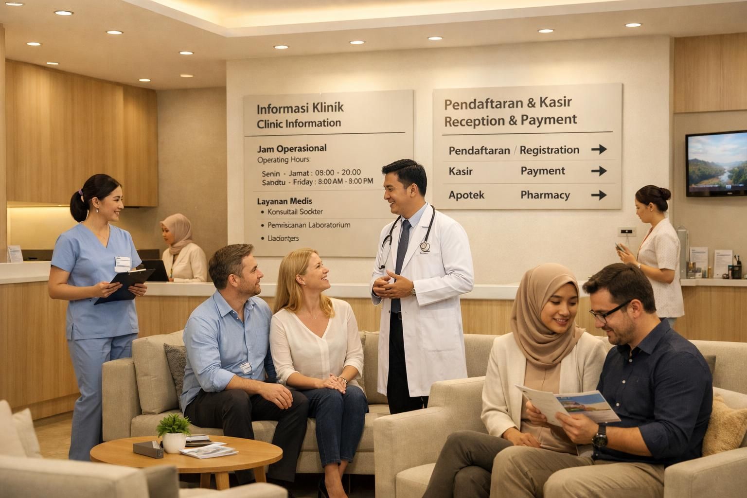 klinik swasta terpercaya di jakarta barat yang melayani pasien internasional dengan layanan kesehatan berkualitas dan staf profesional.